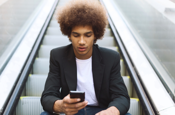 work on your wellbeing on your mobile phone